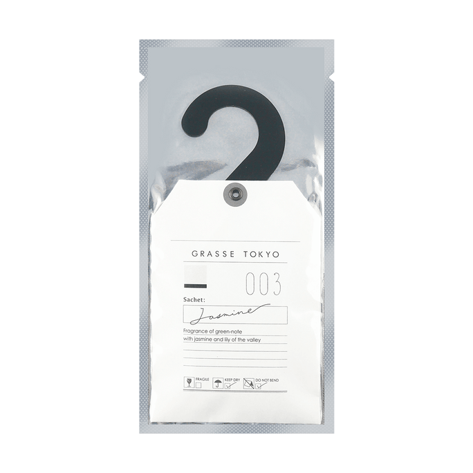 Deodorizing Hanging Freshener for Cars & Closets Jasmine-Scented