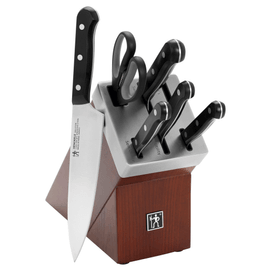 HENCKELS Solution Self-Sharpening Knife Block Set 14-pc / Brown
