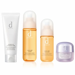 D PROGRAM Acne Care Lotion(125mL)+Emulsion(100mL)+Firming Cream (45g)+Cleanser (120g)