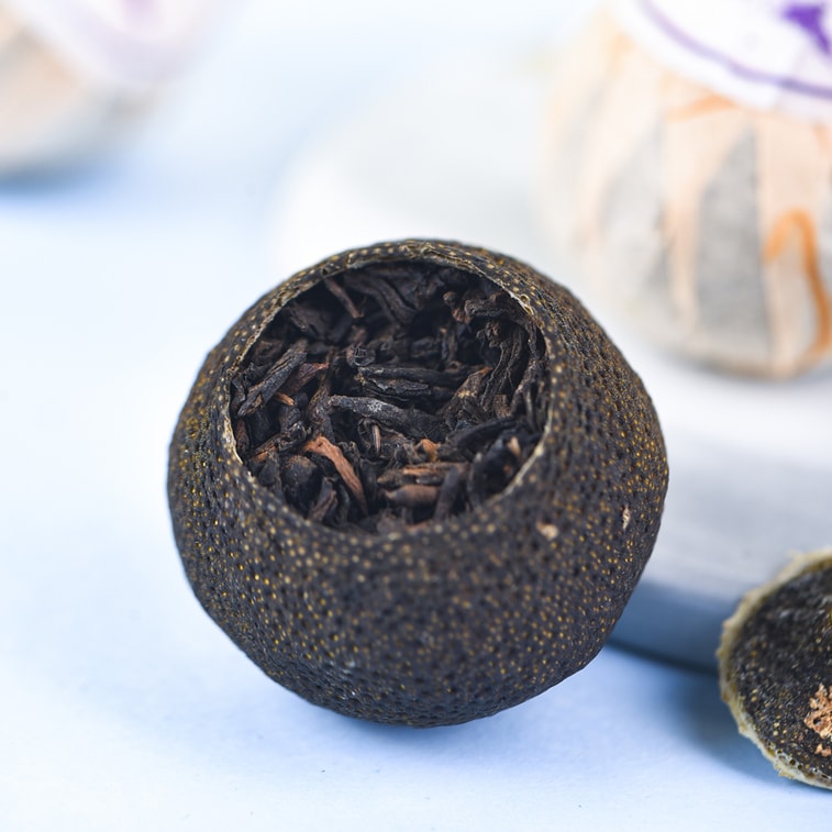 仁新昌新匯小青丸プーアル熟茶宮熟茶ティーバッグ 350g 3