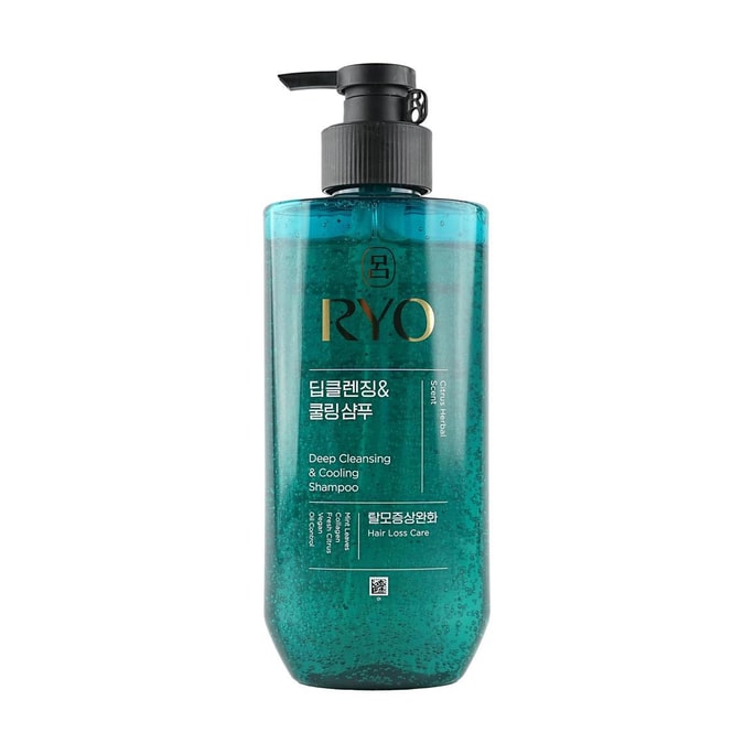 Deep Cleansing & Cooling Shampoo 16.23 fl oz【2024 Upgrade Version】