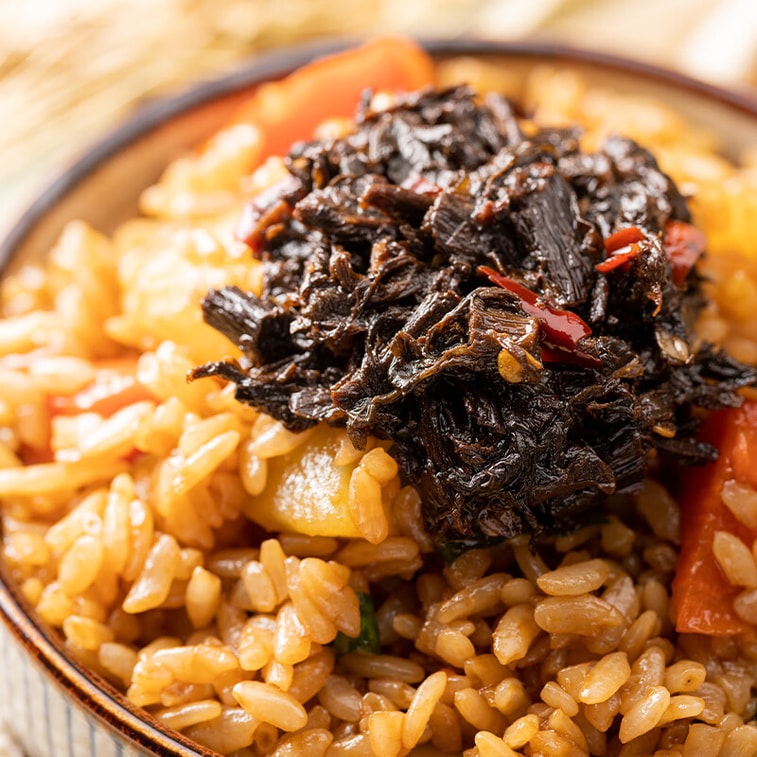 【中國直郵】 雲山半 湖南特產香辣梅干菜 即食下飯菜 醬醃菜鹹菜榨菜 拌飯拌麵 280g 5