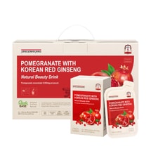 韓國JUNGKWANJANG正官莊 6年根高麗參紅參石榴飲 濃縮液滋補氣血禮盒 50ml*20包 美容養顏 抗氧化 能量代謝 促進血液循環