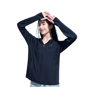 [중국 직배송] 모쉰 여름 자외선 차단 의류, 야외 스포츠용 UPF50+ 자외선 차단 의류, 블랙, L (키 155-165cm, 몸무게 50kg 이하 착용 가능)