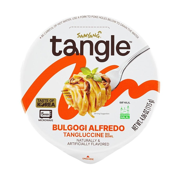TANGLE Korean-Inspired Fettuccine With Creamy Bulgogi Sauce,4.05 oz