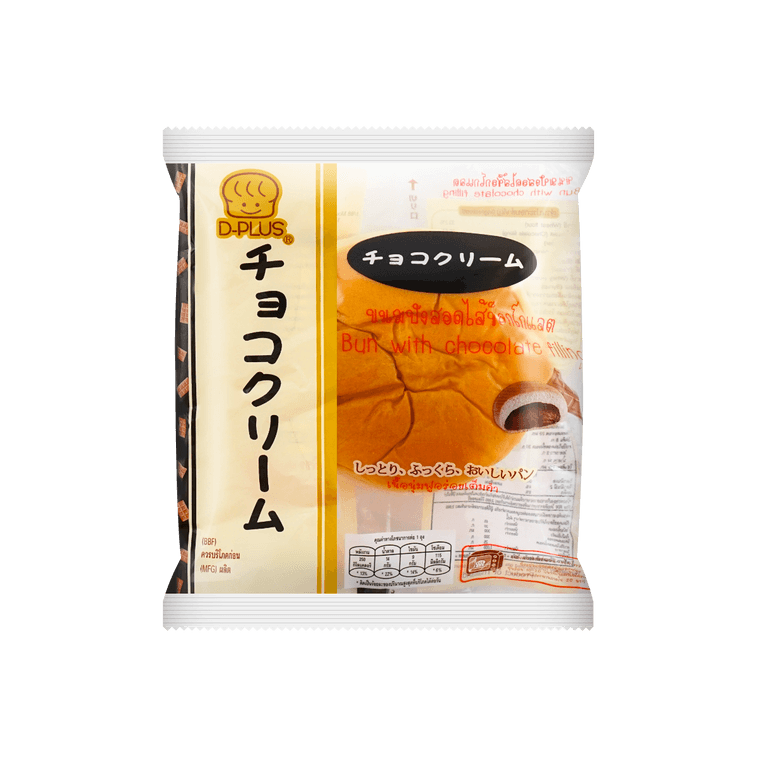 천연 효모 구운 밀빵, 일본 디저트, 초콜릿 크림 맛, 2.64oz 9