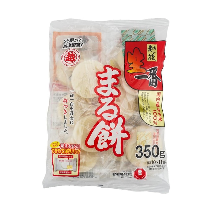 日本ECHIGOSEIKA越后制果 日式圆麻薯 350g 【糯叽叽年糕】【加热即食】