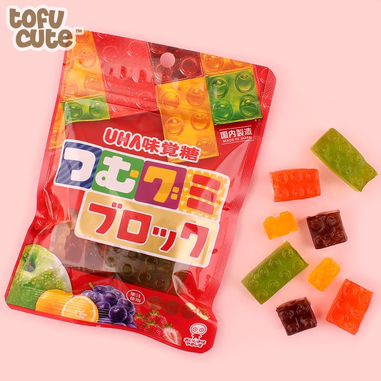 Block Gummy Assorted Fruit Flavors 81g - Yami.com