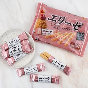 Bourbon Elise Wafer,Waguri Mont Blanc Chestnut Cake Flavor,  4.05 oz【Seasonal Limited】
