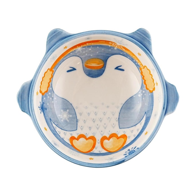 Cartoon ceramic sauce dish/children's food bowl penguin 12.5 * 11 * 4CM/150ML