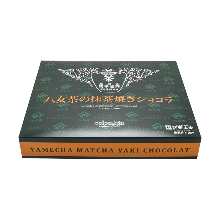 COLOMBIN Yamecha Matcha-yaki Chocolat 12 pieces - Yami.com