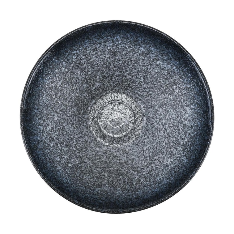 川岛屋 日式拉面碗 复古斗笠碗高级感陶瓷大碗 汤碗泡面碗面条碗 宝石蓝 23cm 5