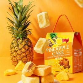 台湾版HAPI 凤梨酥 10枚 250g【下午茶点心】