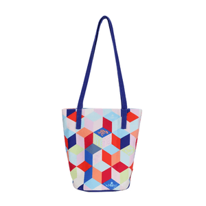 【中国直邮】 苏州博物馆 鸿运百纳 水桶包 国风元素 古典韵味 分层收纳设计 单肩手提 上班通勤 博物馆文创伴手礼 生日礼物 1件