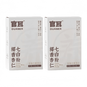 【中国直邮】 官耳 椰香杏仁七白粉山药杏仁茯苓薏苡仁154g*2盒