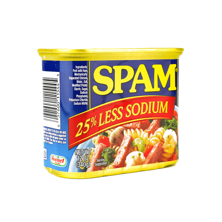 美国版SPAM世棒 减盐25%午餐肉罐头 340g【速食火腿火锅三明治食材】【低盐低钠】 5