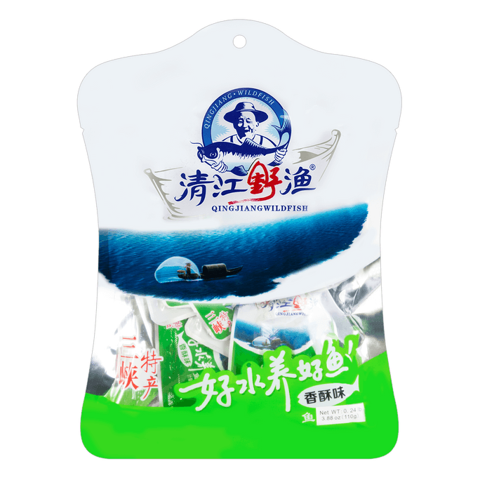 Qingjiang Wild Fish Crispy Flavor 110g