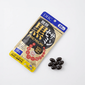 DHC Fermented Black Sesame Premium 20-Day Supply 120 Tablets Antioxidant & Sleep Quality