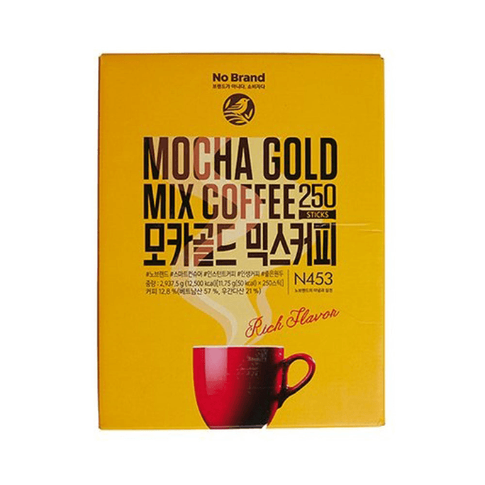 韓国ノーブランド モカ ゴールドブレンドコーヒー(スティック) 11.75g×250本