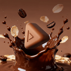 每日黑巧 鲜萃黑巧 巧克力 燕麦咖啡味 15g *3【3份超值装】【低卡0白砂糖】