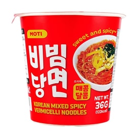 Korean Mixed Spicy Vermicelli Noodles, Sweet & Spicy Flavor, 1.27 oz