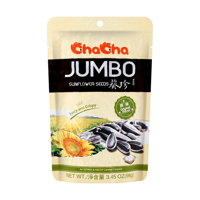 CHACHA Rosted Premium Sunflower Seeds Original Flavor 98g