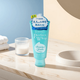 SENKA Perfect Whip F, Beauty Foam Facial Cleanser, 4.23 oz. #Medicated - Breakout Prevention & Texture Refining