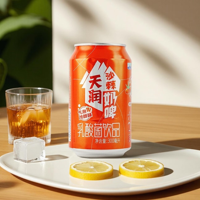 Tianrun Milk Beer Sea Buckthorn Flavor,10.14 fl oz