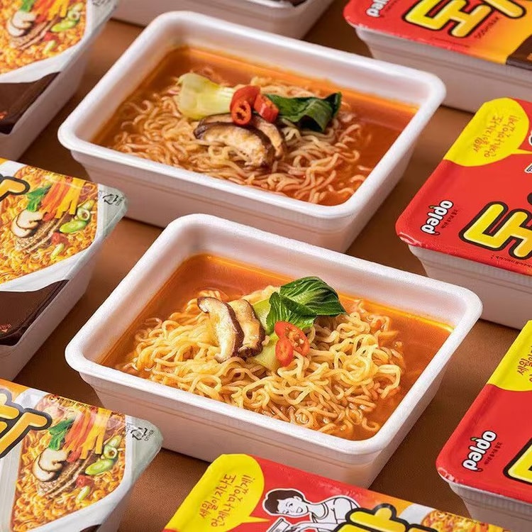 Kimchi-flavored Instant Cup Noodles, Same Style As Seen In N