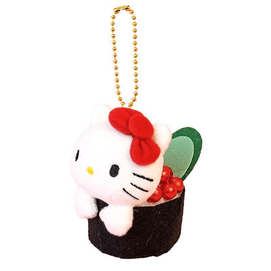 Sanrio Sushi Roll Series Plush Charm [Hello Kitty]