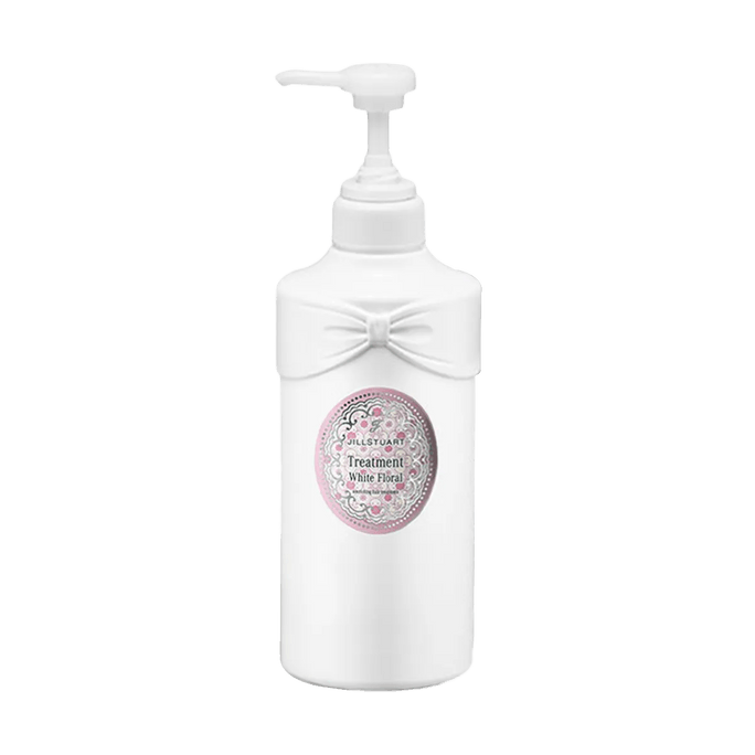 日本JILLSTUART 甜蜜禮物絲悅潤發乳 順滑服貼 抑制毛躁 500ml 純白花漾香調