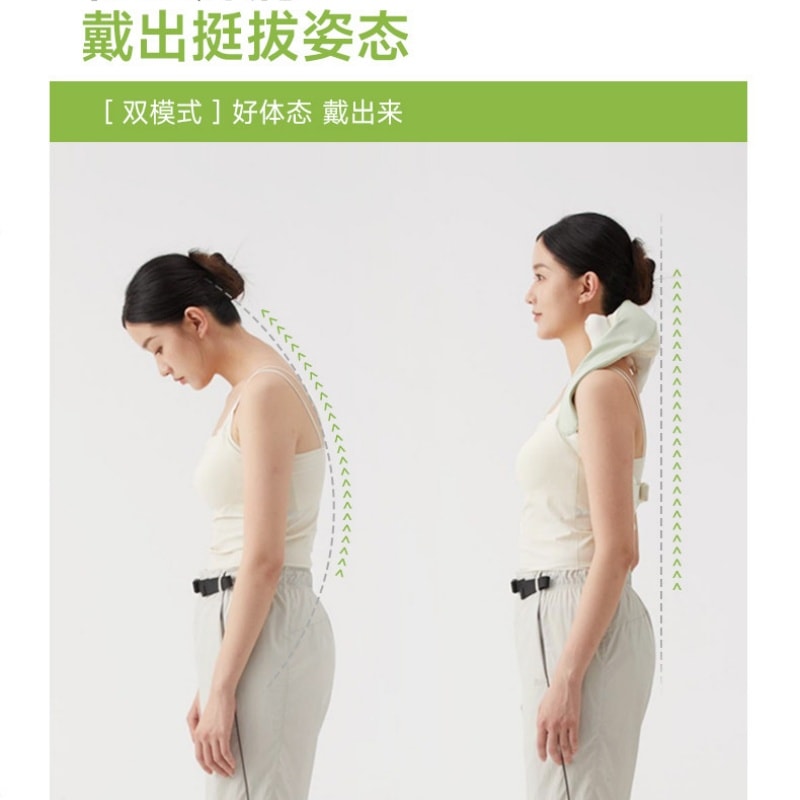 【中國直郵】 小熊 頸椎按摩儀疏通斜方肌腰背部揉捏肩頸按摩器熱敷頸部 紅外線熱灸+可拆洗布套 一裝