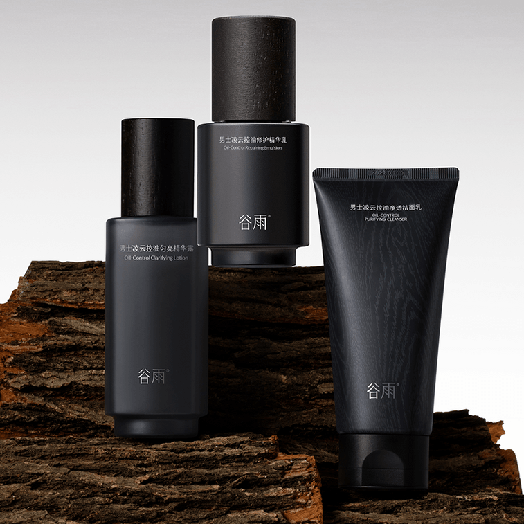 穀雨 男士套裝-水乳潔面素顏霜 控油祛痘【淘寶TOP 1熱銷榜男士護膚套裝】【性價比夯爆】【國人男士專研】節日/生日禮物 (洗面乳120g+爽膚水120ml+乳液80ml+素顏霜50g+男士禮盒) 11