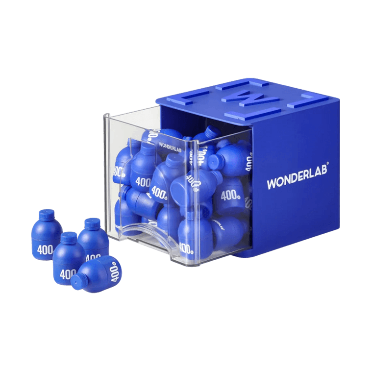 WONDERLAB萬益藍 小藍瓶益生菌400億活菌 99%存活好菌 腸胃益生元凍乾粉 30瓶裝 嗯嗯添動力 香甜奶味【品牌爆款 健康暢無阻】 3