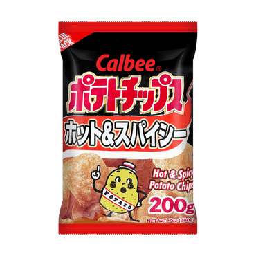 日本CALBEE卡乐B 辣味薯片 200g