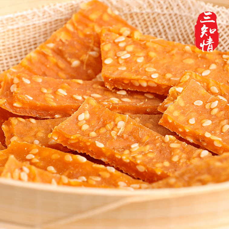 【中国直邮】 三知情 地瓜干金桔红薯干芝麻番薯干追剧小零食湖南特产即食零食速食食品味道随机1*250克 3