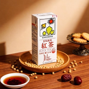 日本KIKKOMAN 红茶豆乳 豆奶饮料 1L