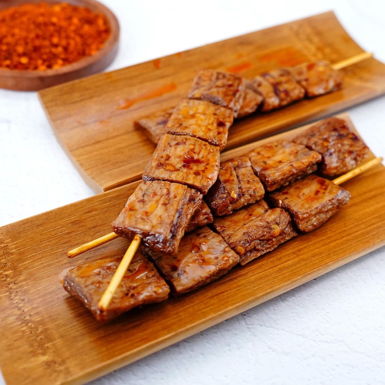 매콤한 채식 고기 케밥, 2.12온스 3