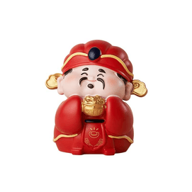 【中国直邮】 普陀山 工位玄学桌面摆件稳定情绪神器 文财神比干 6*6.2cm