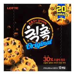 韓國LOTTE樂天 巧克力曲奇甜餅乾 180g