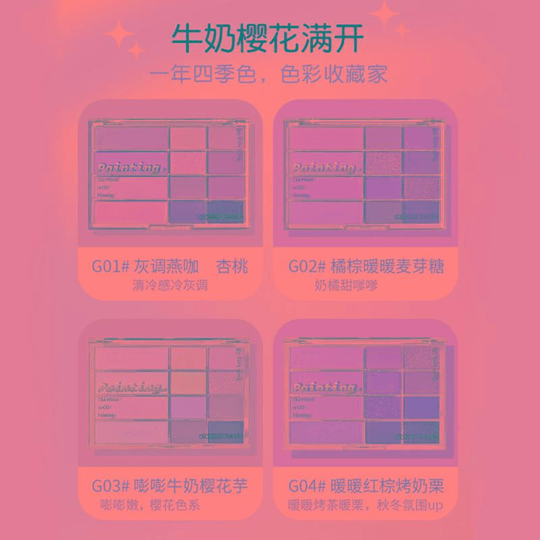 【中國直郵】 戈戈舞 眼影腮紅二合一盤G02#橘棕暖暖麥芽糖 20g*1盒