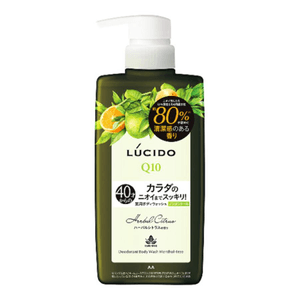 LUCIDO Medicated Deodorant Body Wash Non-Menthol Herbal Citrus [450ml]