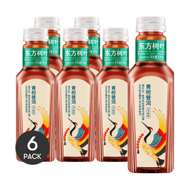 Green Citrus Pu-erh Tea 500ml*6【Value Pack】