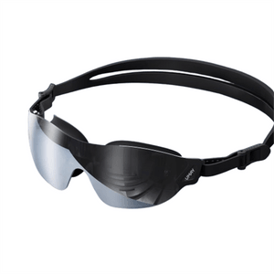 【中国からの直送】Yumei 度付きスイミングゴーグル、メンズ高解像度防曇防水スイミングゴーグル、レディーススイミングゴーグル、ダイビングゴーグル、ラージフレーム、コーティング、星野ブラック（1個）