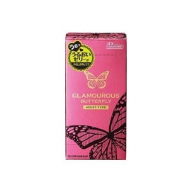 Glamourous Butterfly Moist 500 Latex Condoms 6pcs