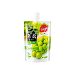 日本ORIHIRO 低卡纖體蒟蒻吸吸果凍 青葡萄口味 130g