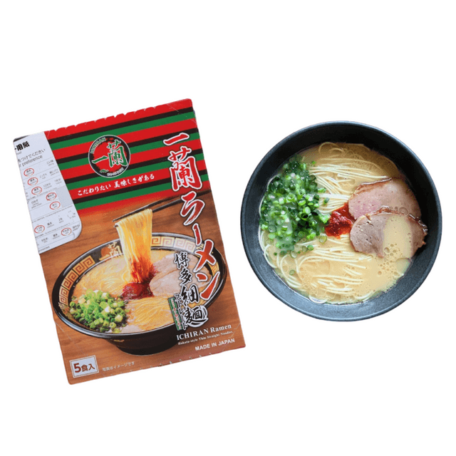 日本一兰拉面经典款5连包博多细面- 亚米