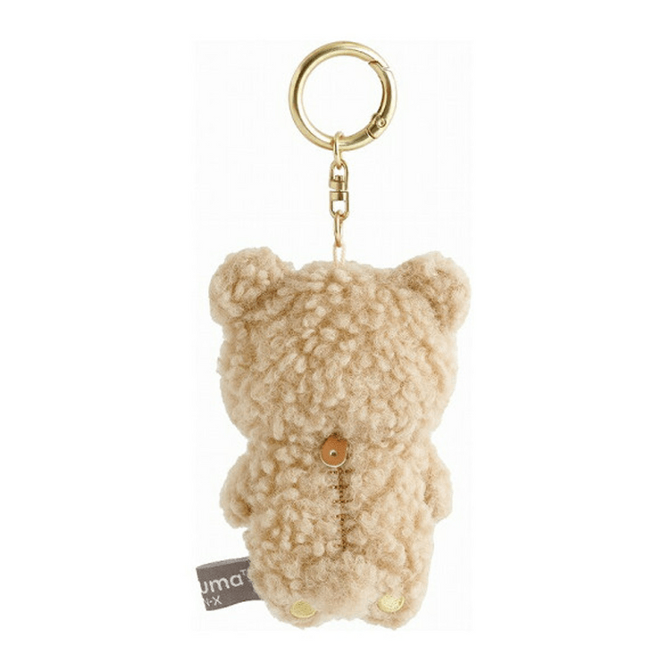 Rilakkuma Curly Plush Pendant, Brother Bear, 1 piece - Yami.com