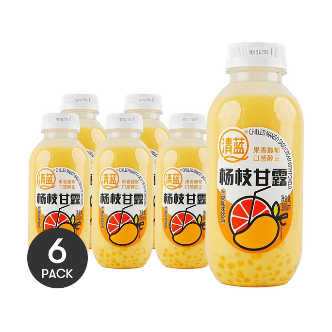 Mango Pomelo Sago Drink 12.85 fl oz *6【6 Packs】