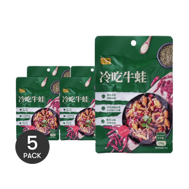 寇大香 冷吃牛蛙 150g *5【5份超值装】【地道川味 肉质Q弹 麻辣爆香 开袋即食】【亚米独家】